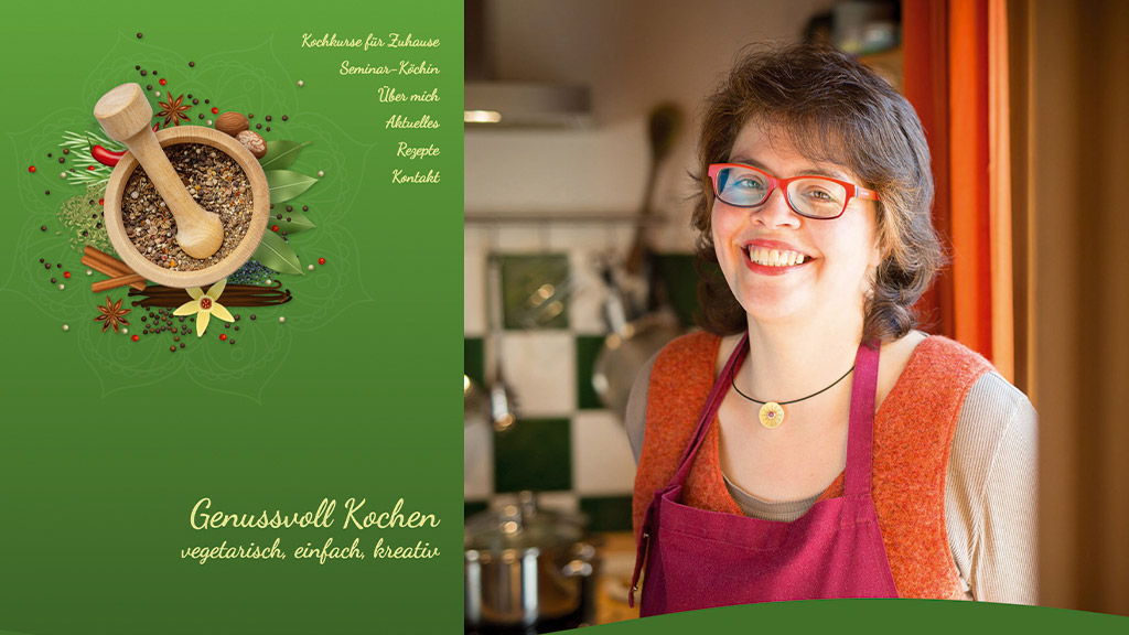 Genussvoll Kochen Webdesign